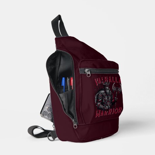 Valhalla Warrior Schoudertas Sling Bag (Open)
