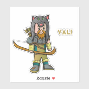 Vali Noorse mythologie Sticker