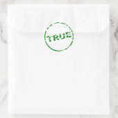 Validatiepictogram - TRUE - Sticker (Tas)