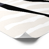 Valise de bourse Poster de vente Zebra Leopard Rou (Coin)