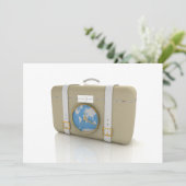 Valise pour des invitations de voyage (Debout devant)