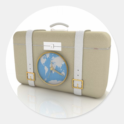 Valise Pour Stickers Voyage (Devant)