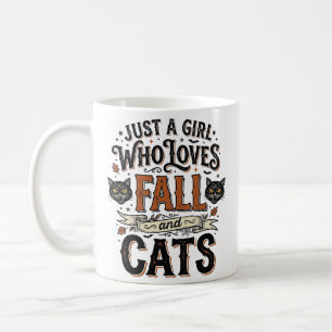 Valk Cat Liefhebber Vintage Halloween T-shirt Ontw Koffiemok