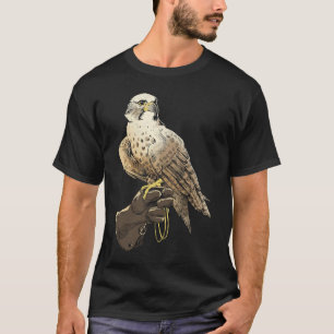 valk op trainer handschoenen Falconry Falconer T-shirt