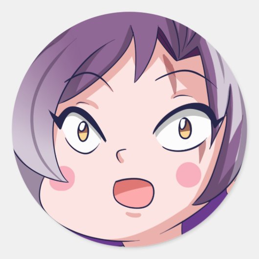 Valk Pikachu Gezicht Sticker (Voorkant)