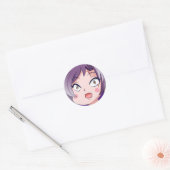 Valk Pikachu Gezicht Sticker (Envelop)