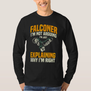 Valkenier Valkenjacht Jachtvalken Valkenier Ornith T-shirt