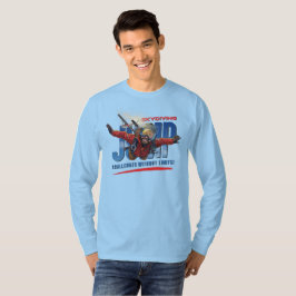 Valkenschermspringen-Voel vrijheid boven de wolken T-shirt