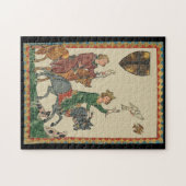 Valkerij, 14e-eeuwse Codex Manesse Legpuzzel (Horizontaal)