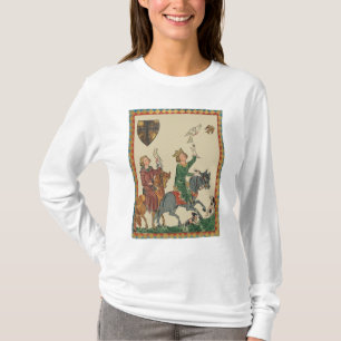 Valkerij, 14e-eeuwse Codex Manesse T-shirt