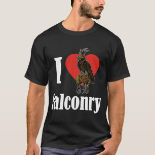 Valkerij valkenier ornithologie vogels jagen vogel t-shirt