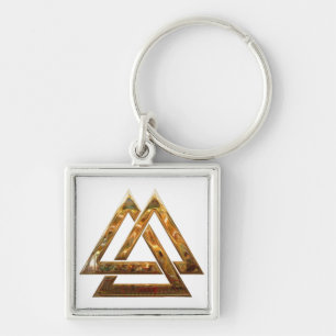 Valknut - Gold Sleutelhanger