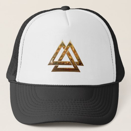 Valknut - Gold Trucker Pet (Voorkant)