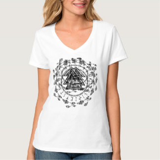 Valknut - Nine Noble Virtues Dames T-shirt