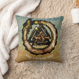 Valknut (Ouroboros) Kussen