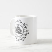 Valknut - Runes - 9 Nobles Vertus Mug (Devant gauche)