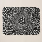 Valknut Sherpa Deken (Voorkant (horizontaal))
