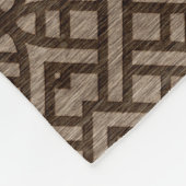 Valknut Symbool en loopt op Keltisch Patroon op ho Fleece Deken (Hoek)