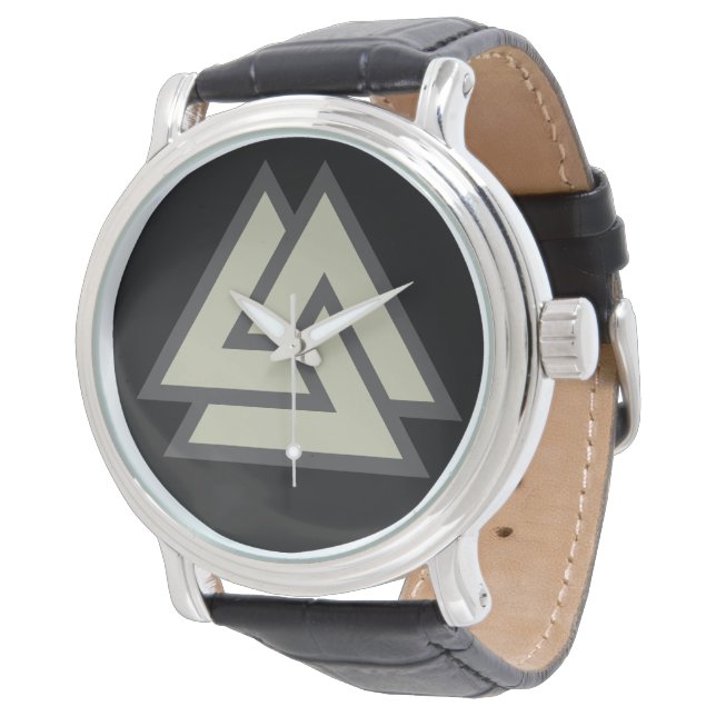 Valknut-symbool Horloge (Gekanteld)