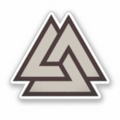Valknut-symbool Sticker (Voorkant)