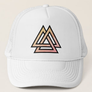 Valknut symbool variant trucker pet