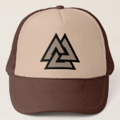 Valknut Trucker Hat Trucker Pet (Voorkant)