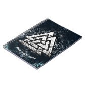 Valknut~ (Wavy) Notitieboek (Linkerzijde)