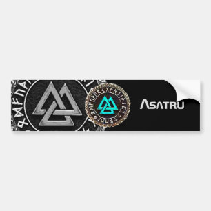 Valknut (Winding) Bumpersticker