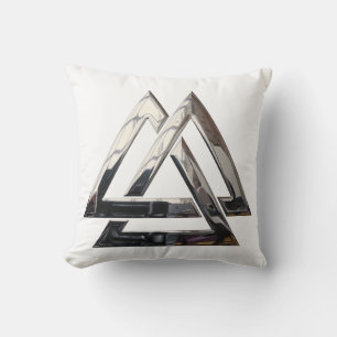 Valknut - zilver kussen