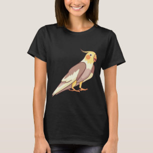 Valkparkiet vogel papegaai t-shirt