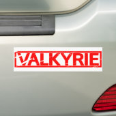 Valkyrie Stamp Bumpersticker (Op auto)