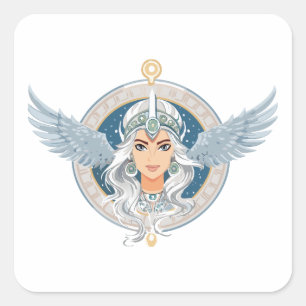 Valkyrie Vierkante Sticker