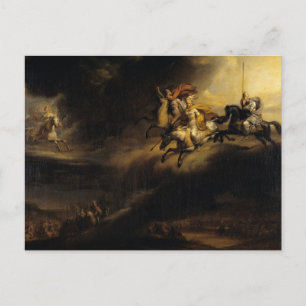 Valkyries in strijd met Johan Sandberg Briefkaart