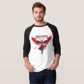 Valkyries Raglan Black T-shirt (Voorkant volledig)