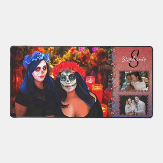 Vallarta Catrinas avec fleurs et bougies 1718 (Recto)