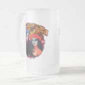 Vallarta Catrinas met bloemen en kaarsen 1718 Matglas Bierpul (Voorkant links)