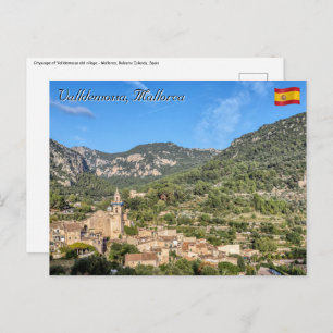 Valldemossa, oud dorp Mallorca, Spanje Briefkaart