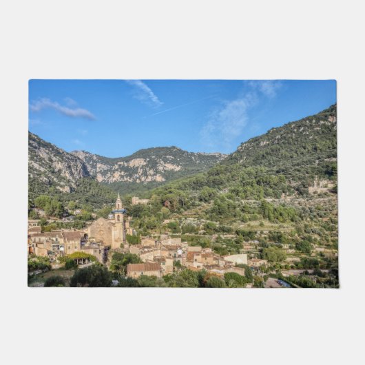 Valldemossa, oud dorp Mallorca, Spanje Deurmat (Voorkant)