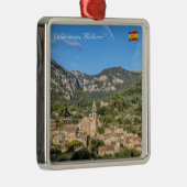 Valldemossa, oud dorp Mallorca, Spanje Metalen Ornament (Rechts)
