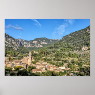 Valldemossa oud dorp - Mallorca, Spanje Poster