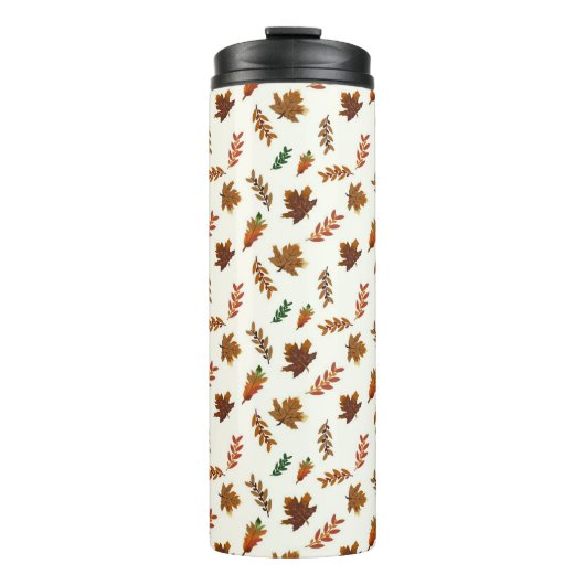 Valle bladeren, herfstafdrukken thermosbeker (Voorkant)