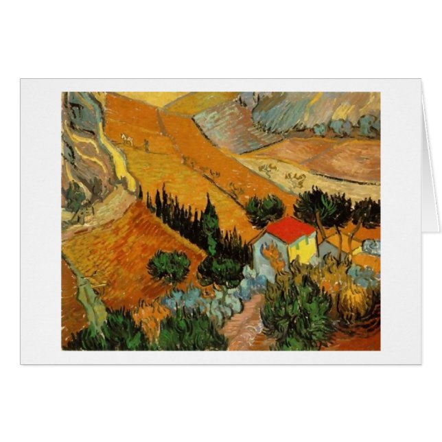 Vallée avec Plowman (F727)Van Gogh Fine Art (Devant horizontal)
