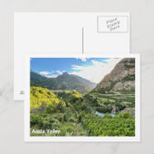 Vallée d'Aoste, Italie Carte postale (Devant / Derrière)