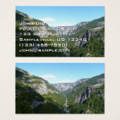 Vallée de Yosemite dans le parc national de Yosemi (Devant & derrière)