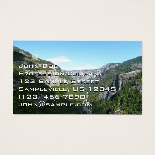 Vallée de Yosemite dans le parc national de Yosemi (Devant)