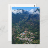 Vallée des Soeurs, Madère, Portugal Carte postale (Devant / Derrière)