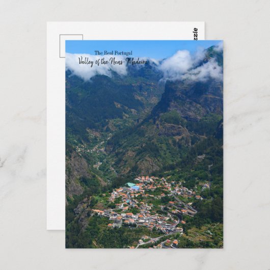 Vallée des Soeurs, Madère, Portugal Carte postale (Devant / Derrière)