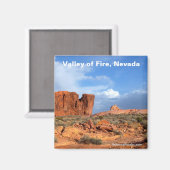 Vallée du feu, aimant du Nevada (Recto/Verso)