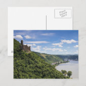 Vallée du Rhin - Carte postale du Château Maus (Devant / Derrière)