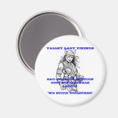 Vallée Lady Vikings Magnet (Recto/Verso)